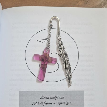 Semn de carte cu flori de heuchera [1]