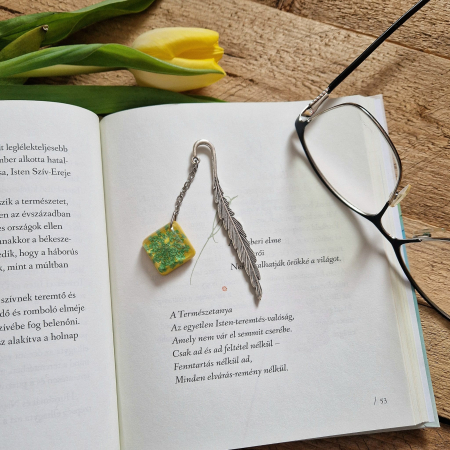 Semn de carte cu flori de morcov [1]