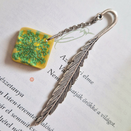 Semn de carte - Semn de carte cu flori de morcov