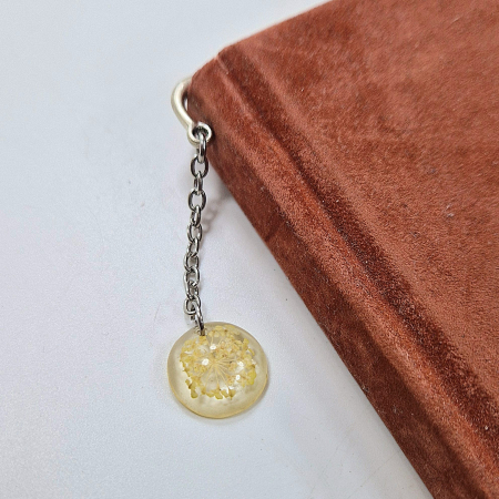 Semn de carte cu flori de morcov [2]