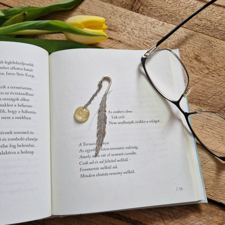 Semn de carte cu flori de morcov [1]