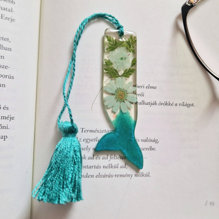 Semn de carte - Semn de carte cu flori sălbatice  . sirenă