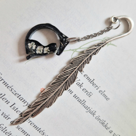 Semn de carte - Semn de carte cu flori de morcov