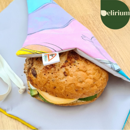 Șervețel ecologic pentru sandviș - albastru [3]