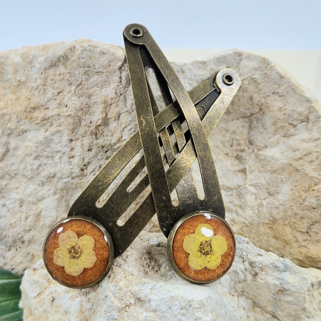 Set agrafe păr cu flori de prun