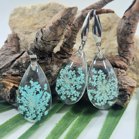 Mezei turbolya acél ékszer szett