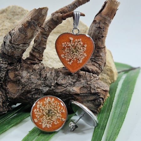 Üzlet - Mezei turbolya acél ékszer szett