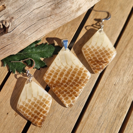 Kigyóbőr acél ékszer szett [1]