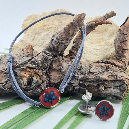 Üzlet - Vadvirág acél ékszer szett