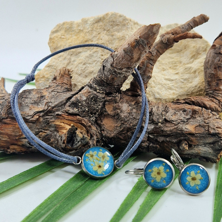 Vadvirág acél ékszer szett [1]