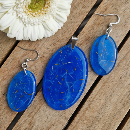 Set bijuterii din oțel cu păpădie [1]