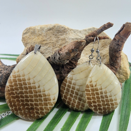 Üzlet - Kigyóbőr acél ékszer szett