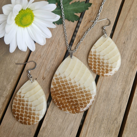 Kigyóbőr acél ékszer szett [1]