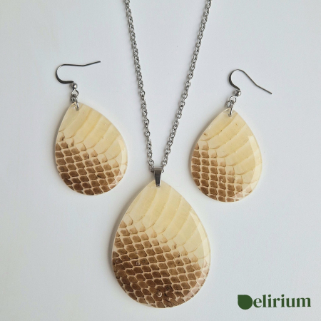 Kigyóbőr acél ékszer szett [2]