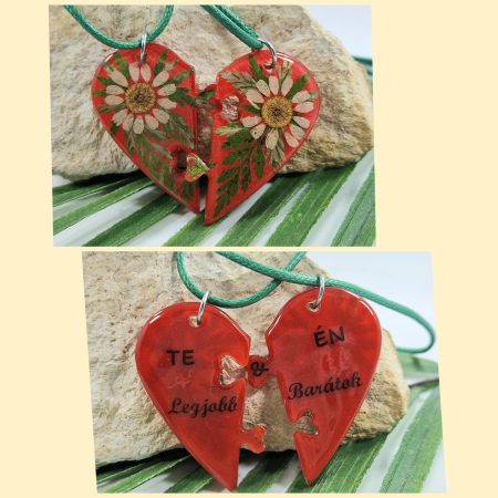 PRODUSE NOI - Set colier de prietenie - text HU