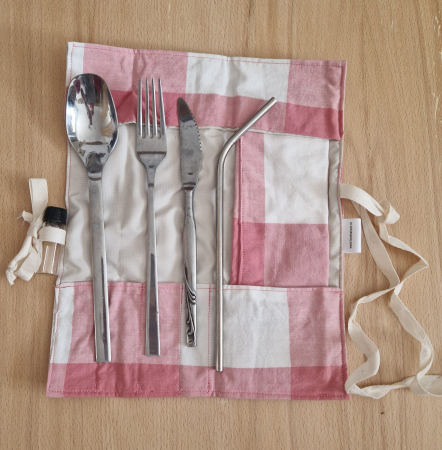 Suport pentru tacâmuri de călătorie - Suport pentru tacâmuri de călătorie - roz