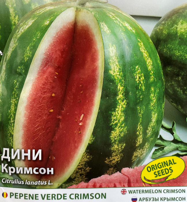 Seminte de pepene rosu Crimson sweet- 5 g [2]