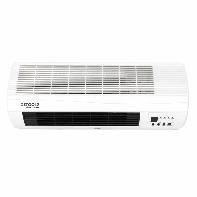 Aeroterma de perete Detoolz, 2KW, 2 trepte de putere, cu afisaj LED si termostat [1]