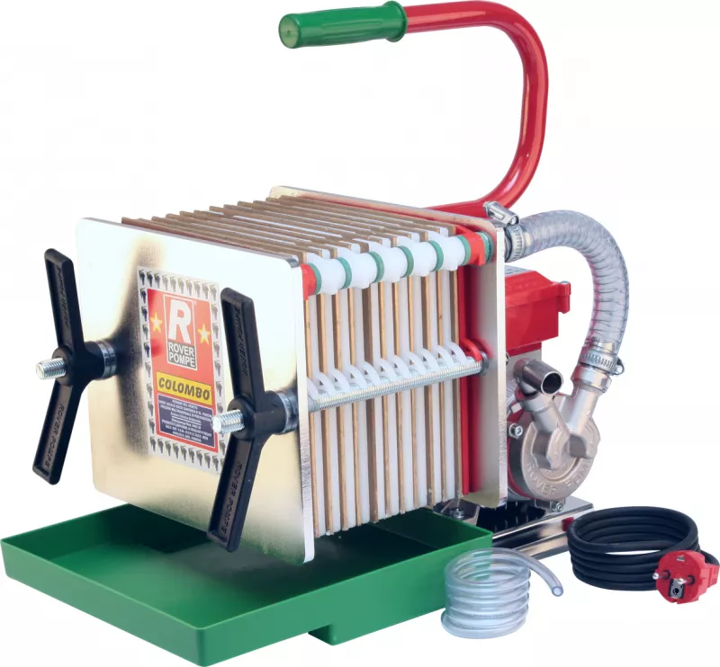 Aparat filtrare vin COLOMBO 12, 500L/H INOX [1]