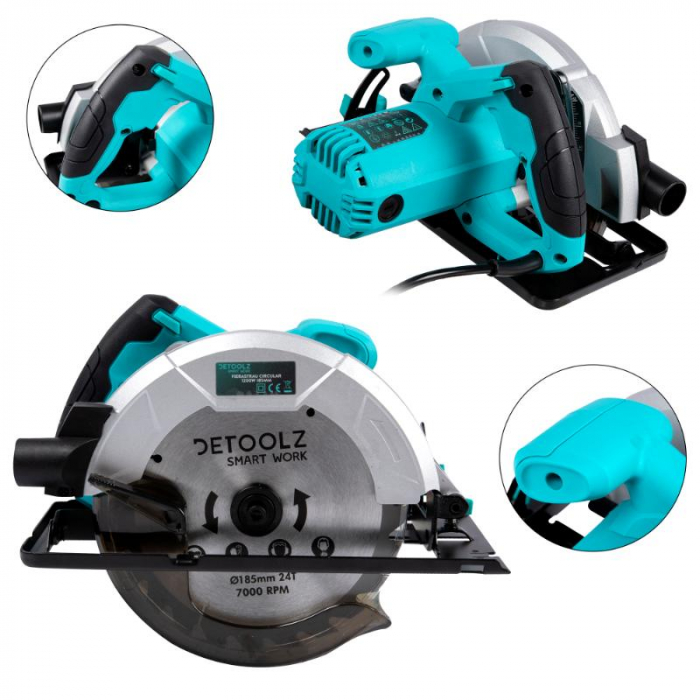 Fierastrau circular 1200W 185mm [2]