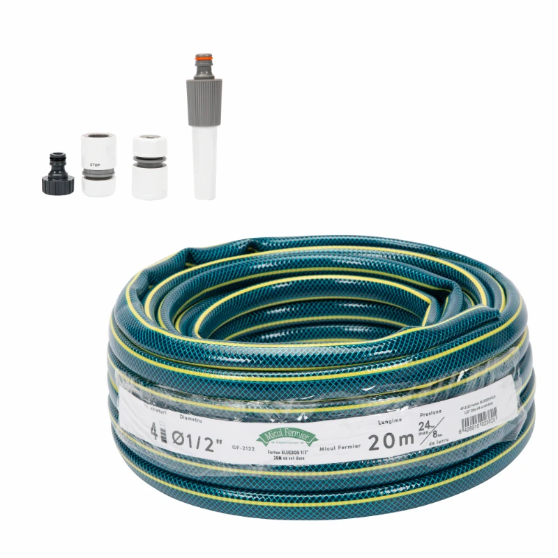 Furtun BLUEBOS PLUS 1/2" 20m cu set duze [1]