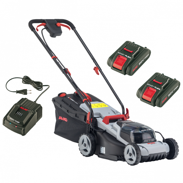 Masina tuns gazon, pe baterie AL-KO 34.8 LI EasyFlex, latime de lucru 34 cm cu incarcator cu 2 locuri si 2 baterii (2.5Ah) 20V [2]