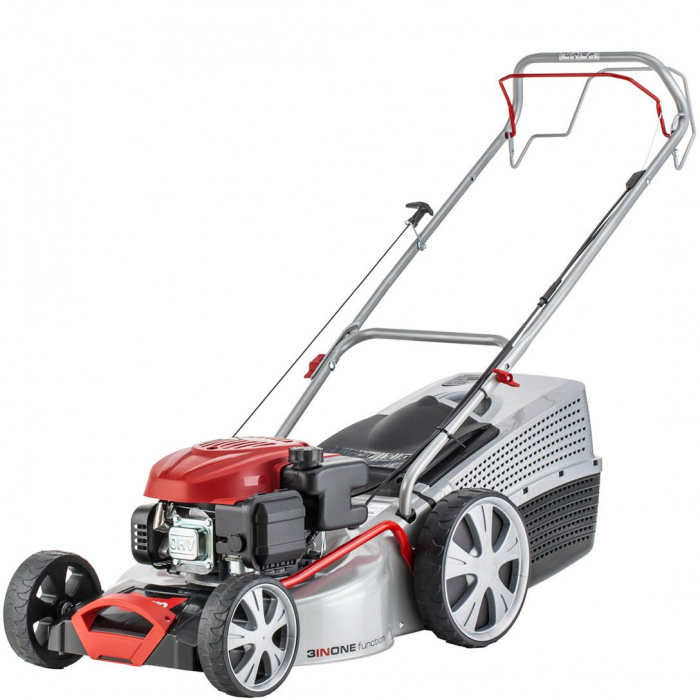 Masina tuns gazon, pe benzina, cu autopropulsie AL-KO Classic 5.14 SP-A 3-in-1, latime de lucru 51 cm, motor Pro145 QSS 139cc, putere 2.1kW [1]