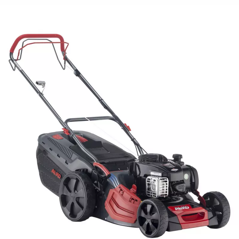 Masina tuns gazon, pe benzina, cu autopropulsie AL-KO Comfort 46.0 SP-B 4-in-1, latime de lucru 46 cm, motor Briggs & Stratton 500E 140cc, putere 2.0kW [1]