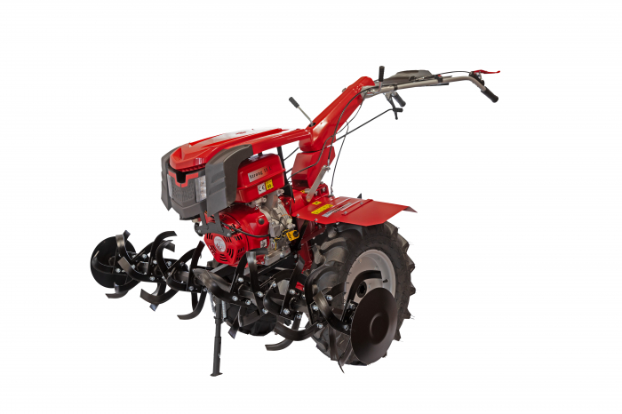 Motosapatoare Strong by Bronto 17 R420-V cu roti cauciuc 6.00-12 + masca cu far LED + rarita [2]