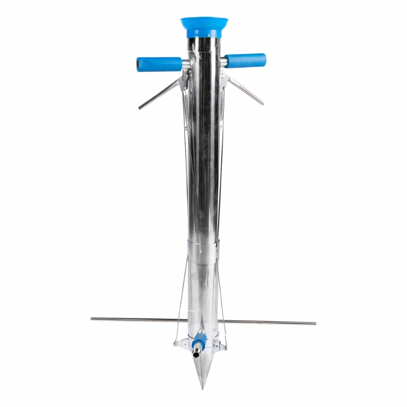 Plantator inox cu 2 manere si pedala [1]
