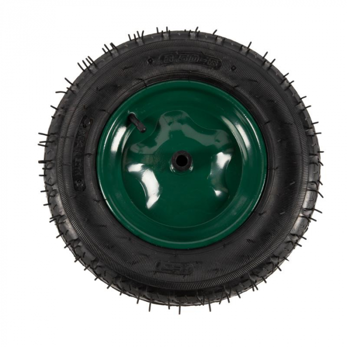 Roata verde 350-8 pentru ax mic (camera) [1]