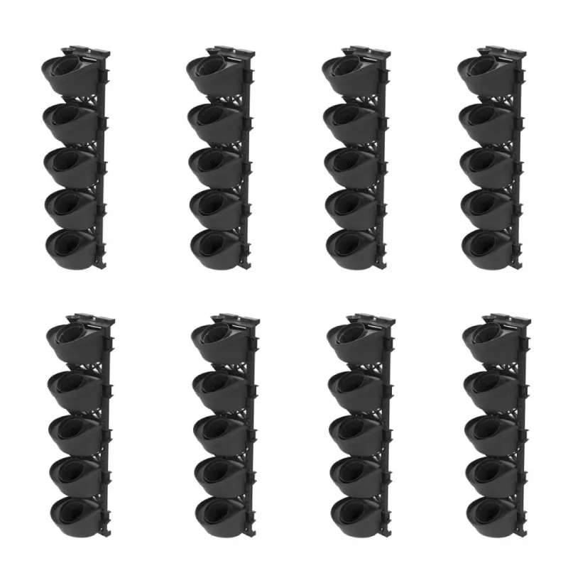 SET GHIVECI PERETE VERTICAL -PERETE 5" (20x15x11cm)×40buc. 16cm/80cm [1]
