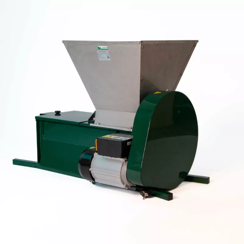 Zdrobitor-Desciorchinator By-zdrob.EK, cu motor, 0.55Kw, cuva Inox, valturi aluminiu [2]