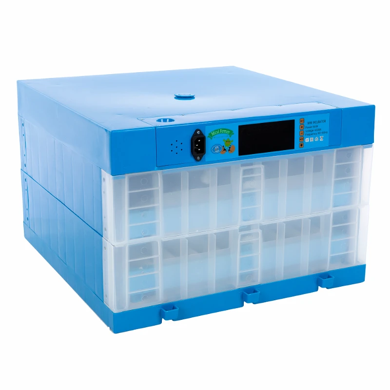 Incubatoare, oparitoare si deplumatoare - Incubator automat cu 2 etaje 128 oua gaina