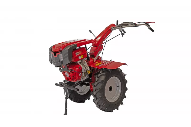 Motocultoare - Motosapatoare Strong by Bronto 17 R420-V cu roti cauciuc 6.00-12 + masca cu far LED + rarita