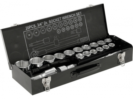 Seturi de scule - SET CHEI TUBULARE HEXAGONALE 3/4'', 21 BUC