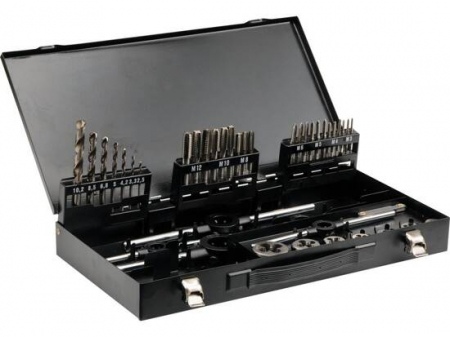 Scule pentru filetare - SET TAROZI ȘI FILIERE HSS M3-12, 44 BUC