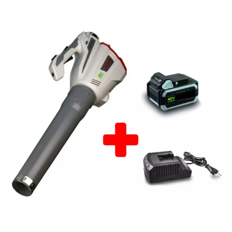 Aspirator & suflanta frunze - Suflanta frunze pe baterii IKRA IAB 40-25 cu baterie si incarcator 40V