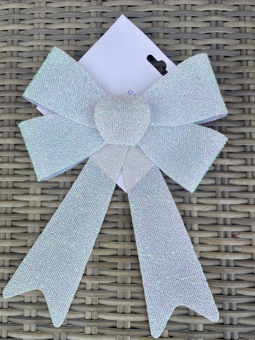 Funda catifea alba cu sclipici [1]