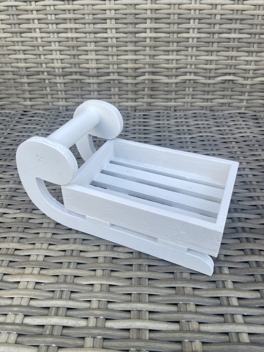 Suport lemn alb sanie Mediu [1]