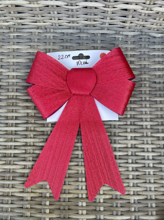 CRACIUN MAGIC - Funda rosie lucioasa  22 cm