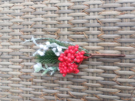 CRACIUN MAGIC - Pick bobite rosii albe si verdeata