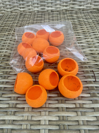 CRACIUN MAGIC - Bell Cup portocaliu 3-4 cm