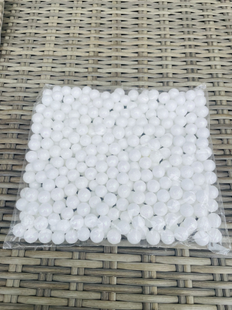 CRACIUN MAGIC - Bilute polistiren 1.5 cm albe sclipici