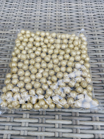 CRACIUN MAGIC - Bilute polistiren 1.5 cm aurii