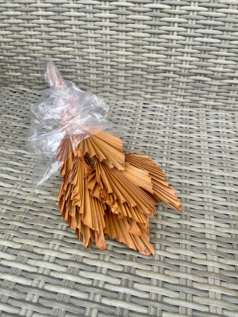 Frunze Palmier - Frunze palmier maro , pachet Mic