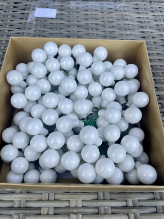 CRACIUN MAGIC - Globuri sticla albe144 buc