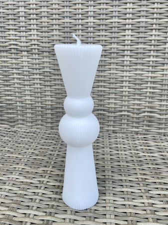 LUMANARI - Lumanare clepsidra Alba