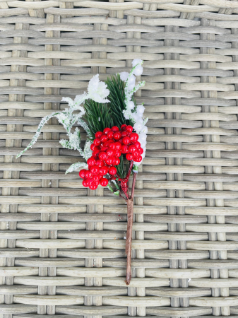 CRACIUN MAGIC - Pick bobite rosii albe si verdeata