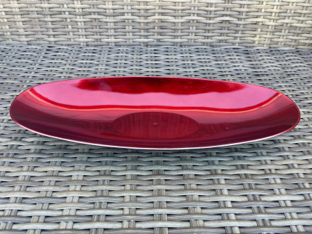 CRACIUN MAGIC - Platou oval rosu